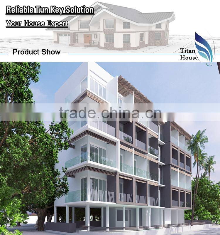 China Luxury Light Steel Frame Fabricated Guest Houses