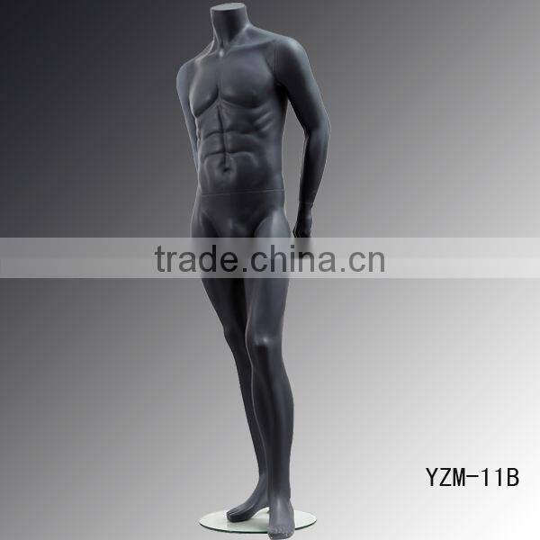 2015 headless sexy silicone male mannequin sale