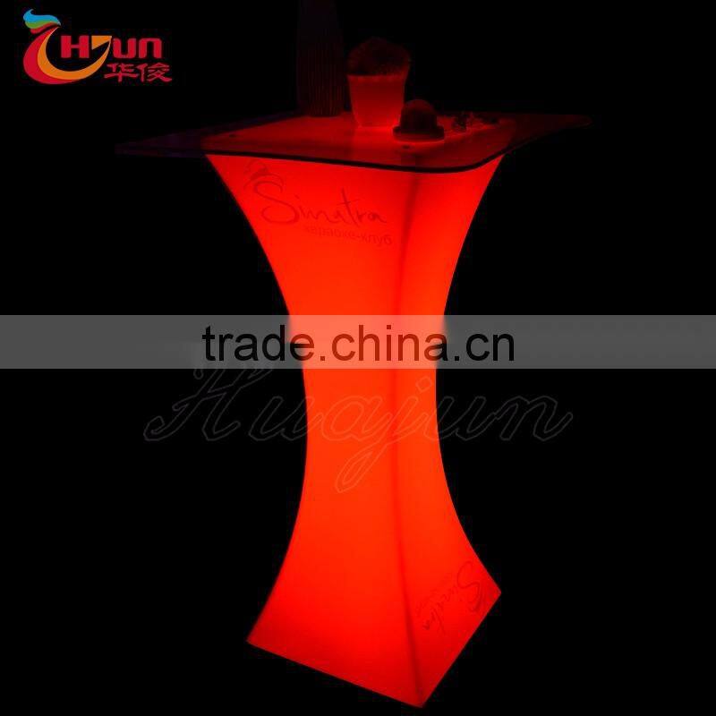 indoor and outdoor led table/weeding/party/nightclub cocktail table