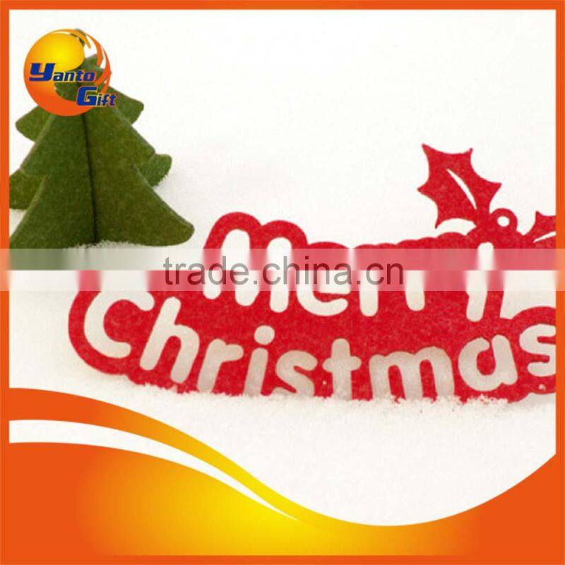 Felt Elk Hanging Ornament