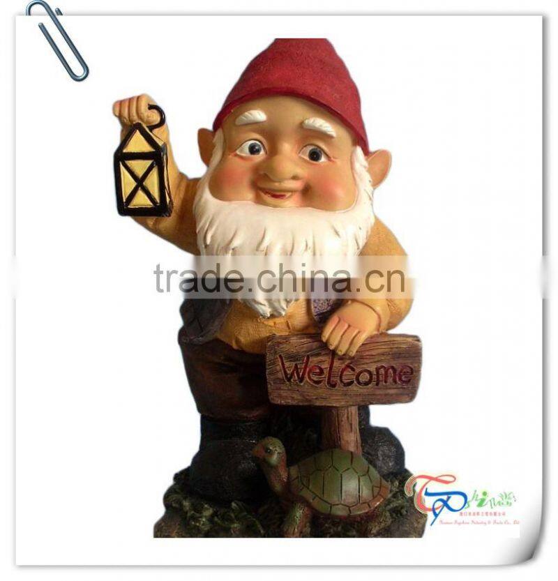 Popular decorative handmade 7 dwarfs garden gnomes