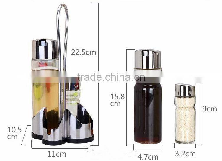 Wholesale Condiment Container, Curry Condiment Bottle,Stainless Steel Condiment Set