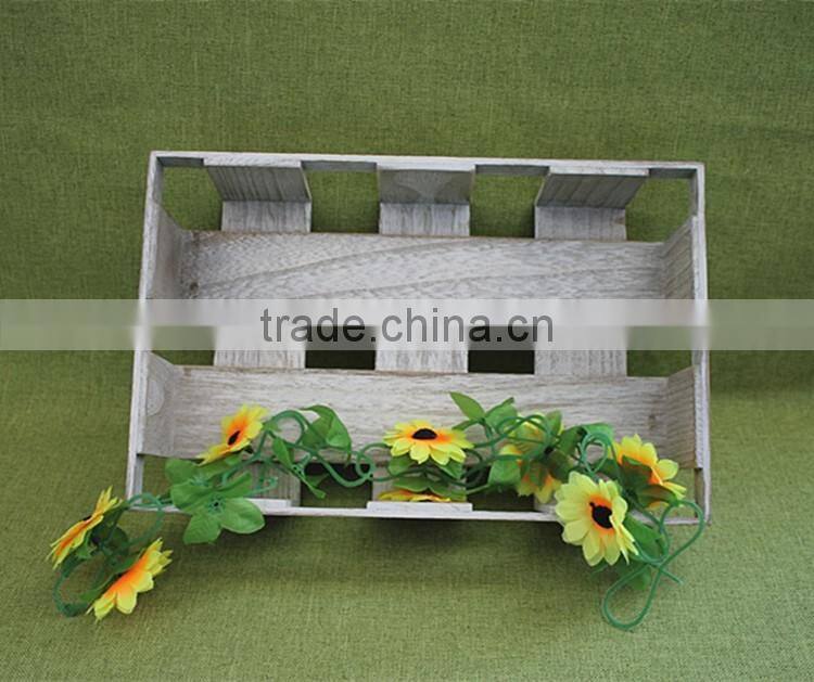 Handmade flower basket flower girl baskets Flower basket christmas decorative flower basket with paulownia