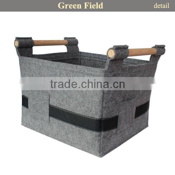 Factory supply high quality foldable felt storage bag