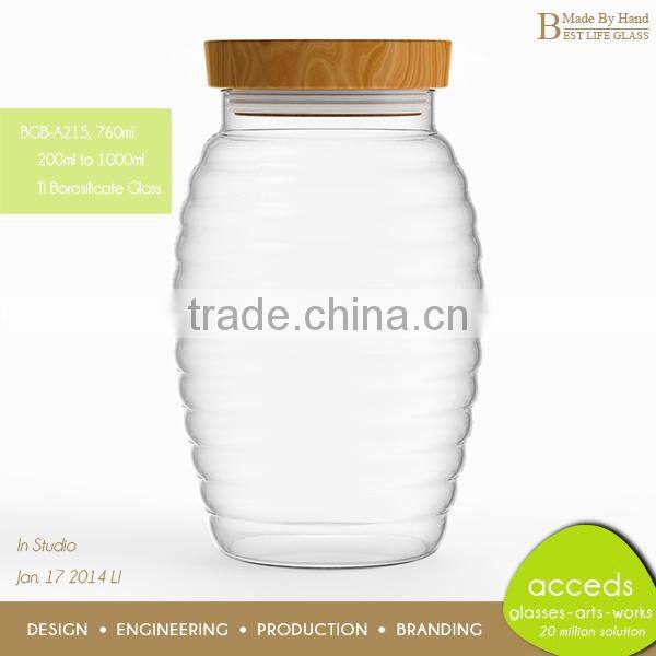 Newest Pyrex Clear Mason Jars Wholesale with Lid