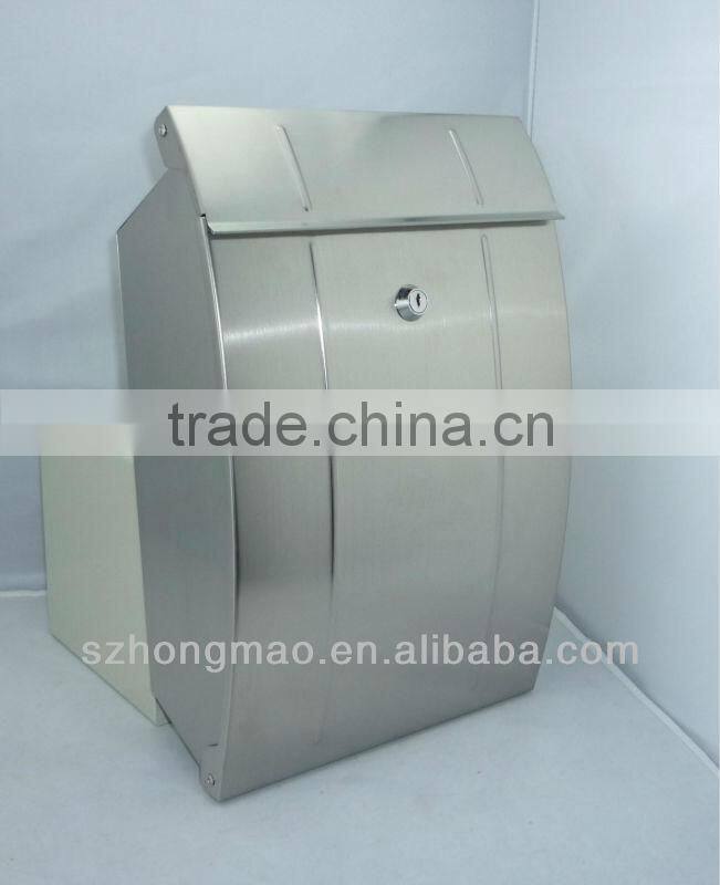 Galvanized steel wall mounted letter box manufacturers