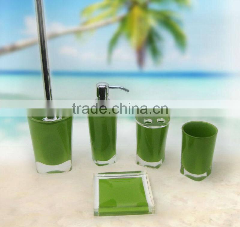 EA0019 Modern Home Decoration Resin Bath Accessory Sets 6Pcs