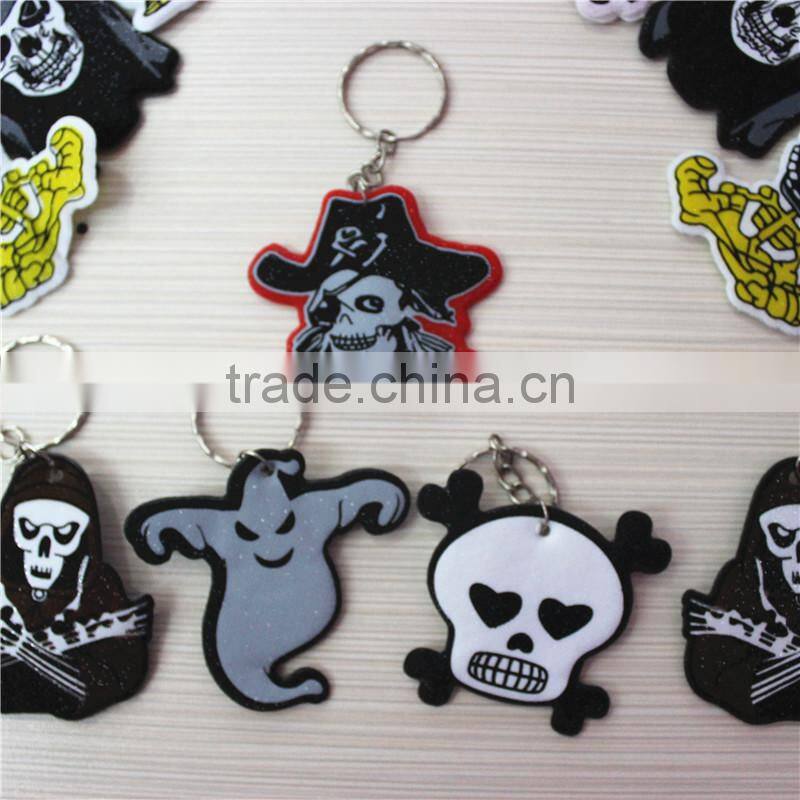 Custom Palm Shaped PVC With Sponge Keychain