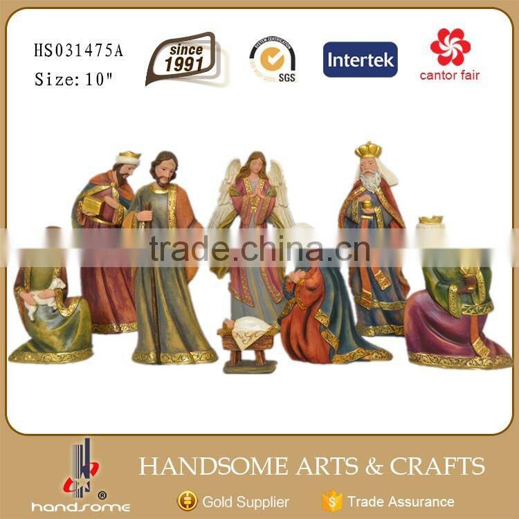 8 Inch Resin Cartoon Characters china Nativity Set