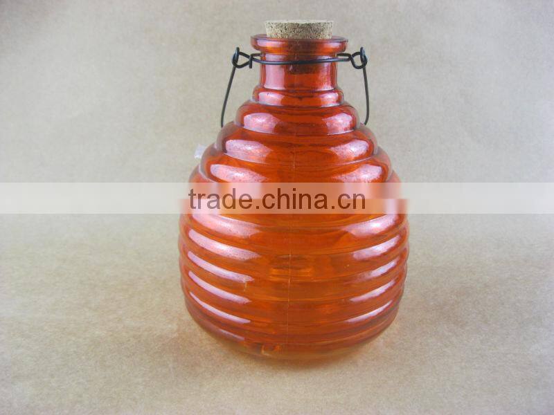 hanging glass bee catcher / glass wasp trap