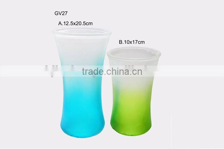 home decoration glass vases wholesale GV27
