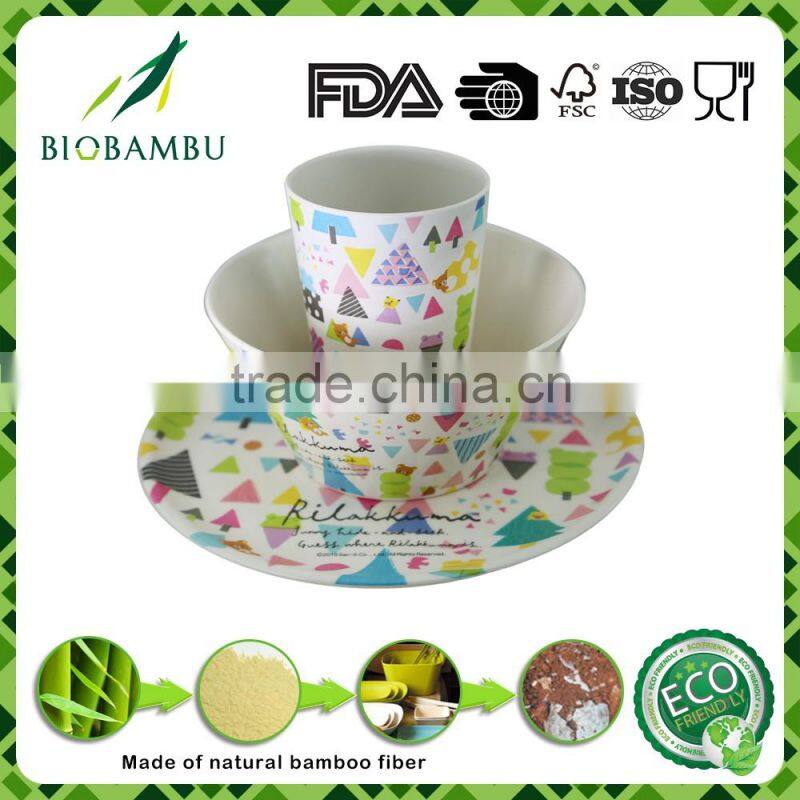 Non-Flamable Welcome Endurable Bamboo Fiber Tableware