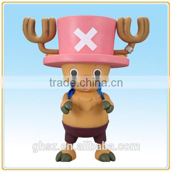 Customized plastic hot animated cartoon fairy tail figure grey toy figure