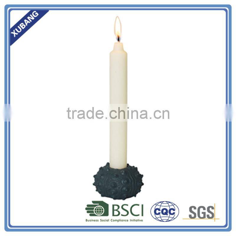 poly resin shell candle holder