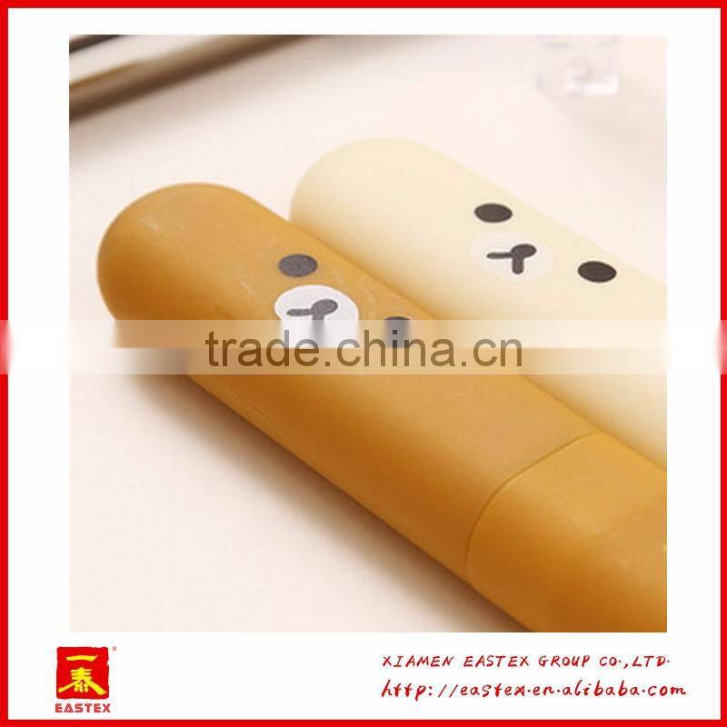 hot sell good quality cut cartoon Plastic toothbrush case portable travel toothbrush case