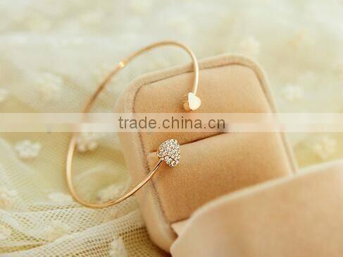 Heart bracelet stainless steel bracelet bangle bracelet