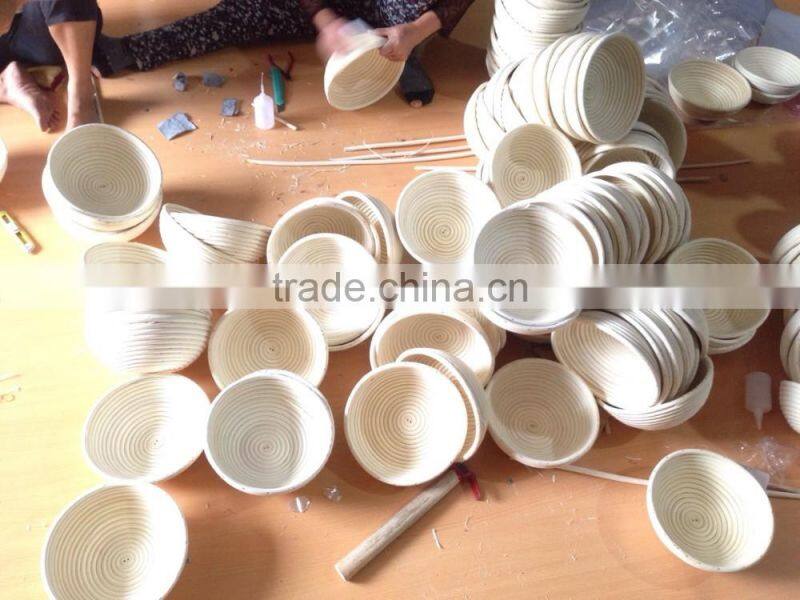 Oval Shape 100% Handmade Baguette Proofing Rattan Banneton Basket