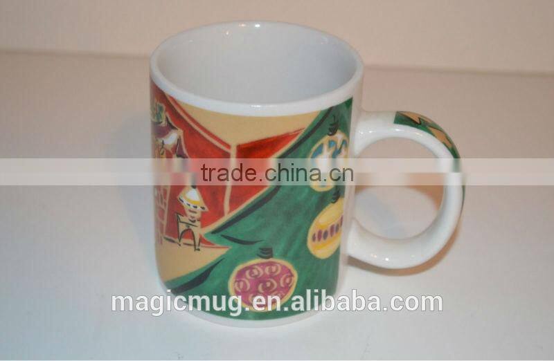 hot items 11oz christmas market mugs for promotional