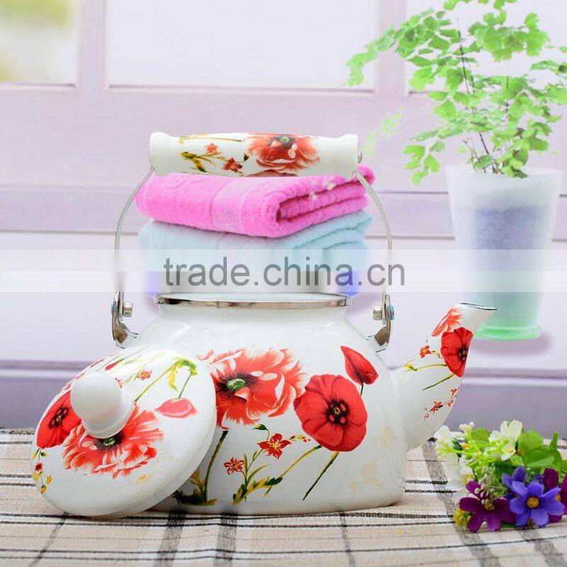 Tea Set 2.5 L Ceramic Teapot with Flower Design TeaPot Wholesale