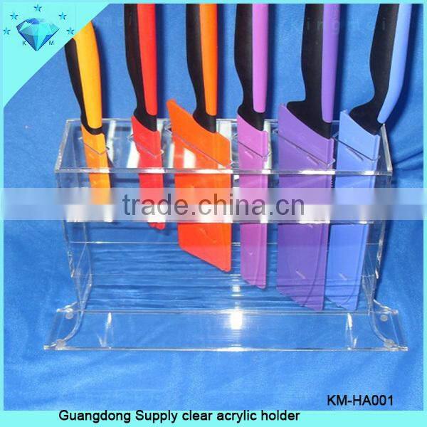 2 tier round acrylic bottle display stand