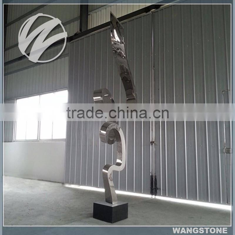 Large new trend customized design metal garden stainless steel sculpture