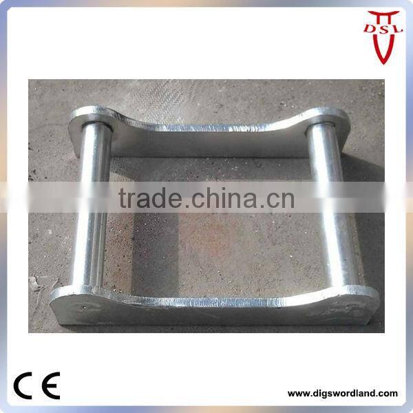 Cross adapter bracket hanger for crawler excavator