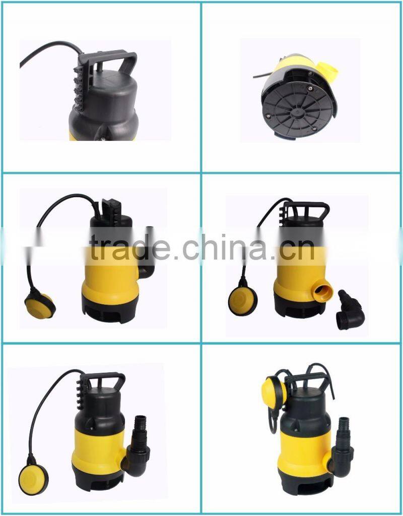 Plastic sewage pump for dirty water