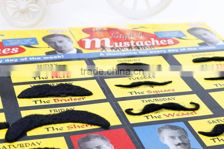 Self -adhesive stylish mustaches artificial mustaches