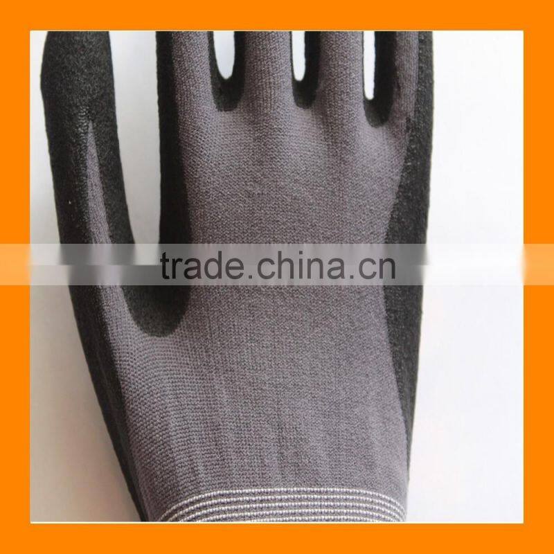 15 Gauge Nylon Spandex Liner Maxiflex Sandy Nitrile Grip Gloves
