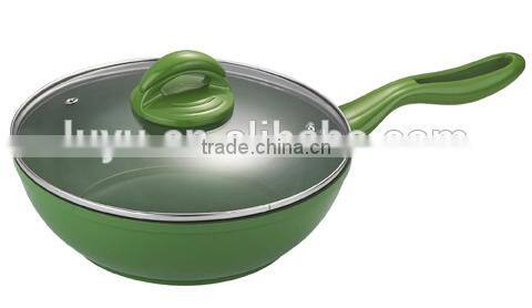 5pcs heat resistant painting die casting aluminum nonstick cookware set