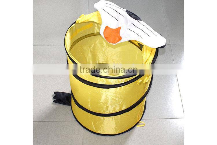 Tiger kid's Pop Up Folding Storage Toy Box /Laundry Basket