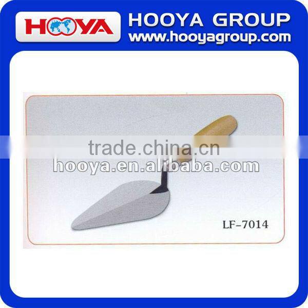 8" plastering bricklaying trowel with wood handle