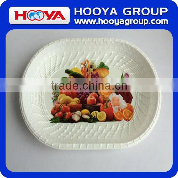 plastic dinner candy fruit food plate /tray