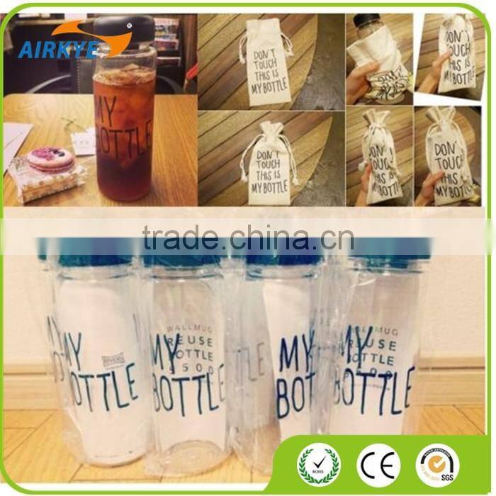 500ML capacity Sports Health Fruit Infusing Infuser Water Case Lemon Juice Make My Bottle