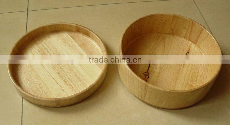 Gorgeous Rubber wood Salad Bowl, Different size and Height can be available
