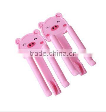 2015 new 2 pc frog trash can clip/diy animal trash can clip holder/diy plastic clips for household accessories