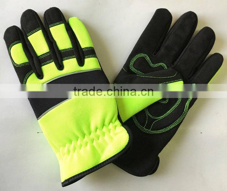 Warm shockproof tools anti-static fibre safty work Gloves