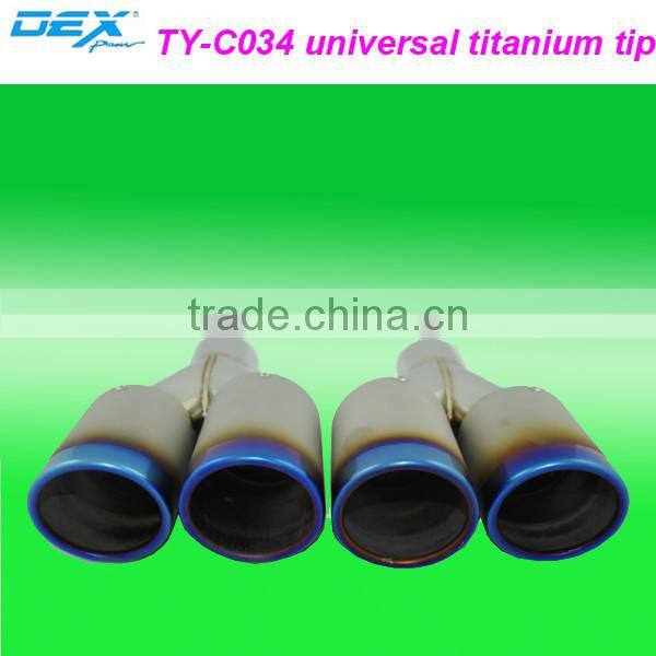 car universal titanum exhaust tips muffler