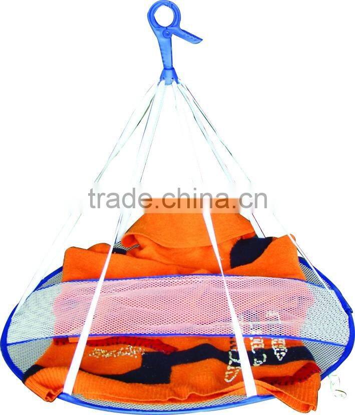 Mesh Folding Wire Hanging Large Laundry Hamper For Home Use