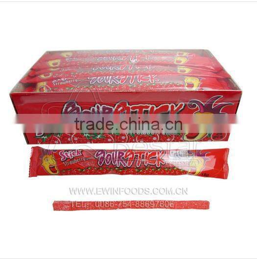 Fruity Flavor Mini Sour Stick Gummy Candy
