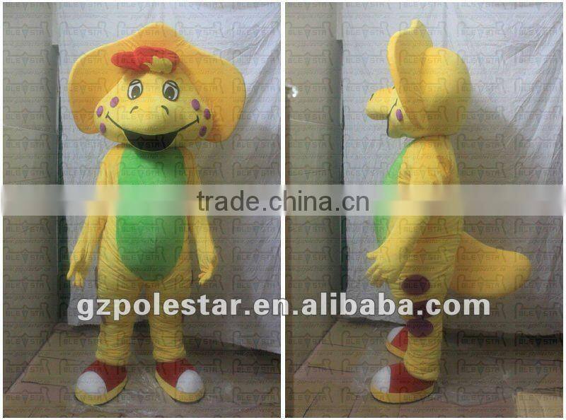 Barney costume green baby bop mascot costumes