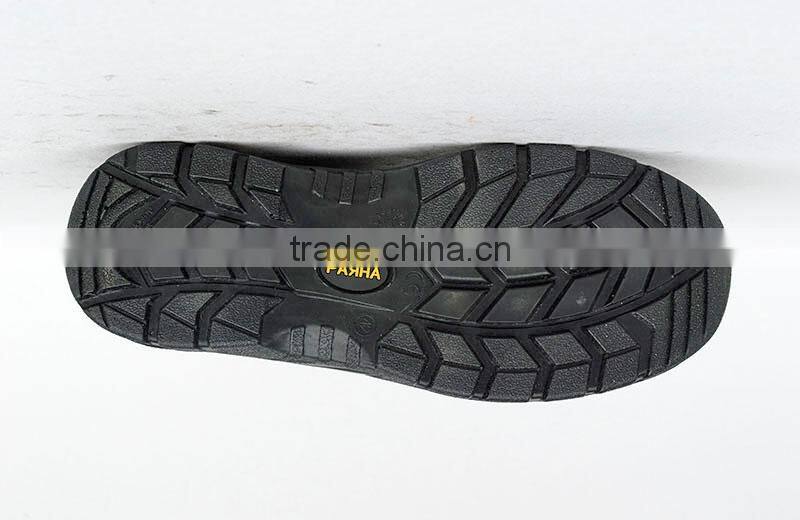 new design black safety shoes