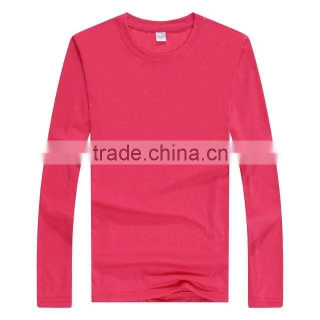 Plain Round Neck Promotion T-shirt/Slim Fit Colorful T shirt Custom Logo