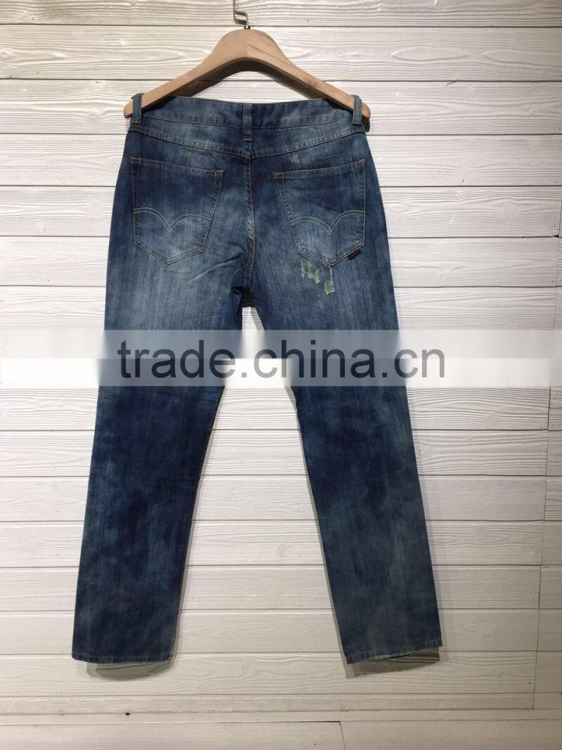 GZY Simple Normal Men Denim Jeans Wholesale For South America Stock