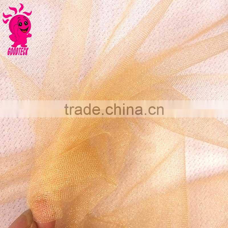 light yellow soft organza fabric voile tulle fabric lot DIY wedding bridal dress ball gown veil
