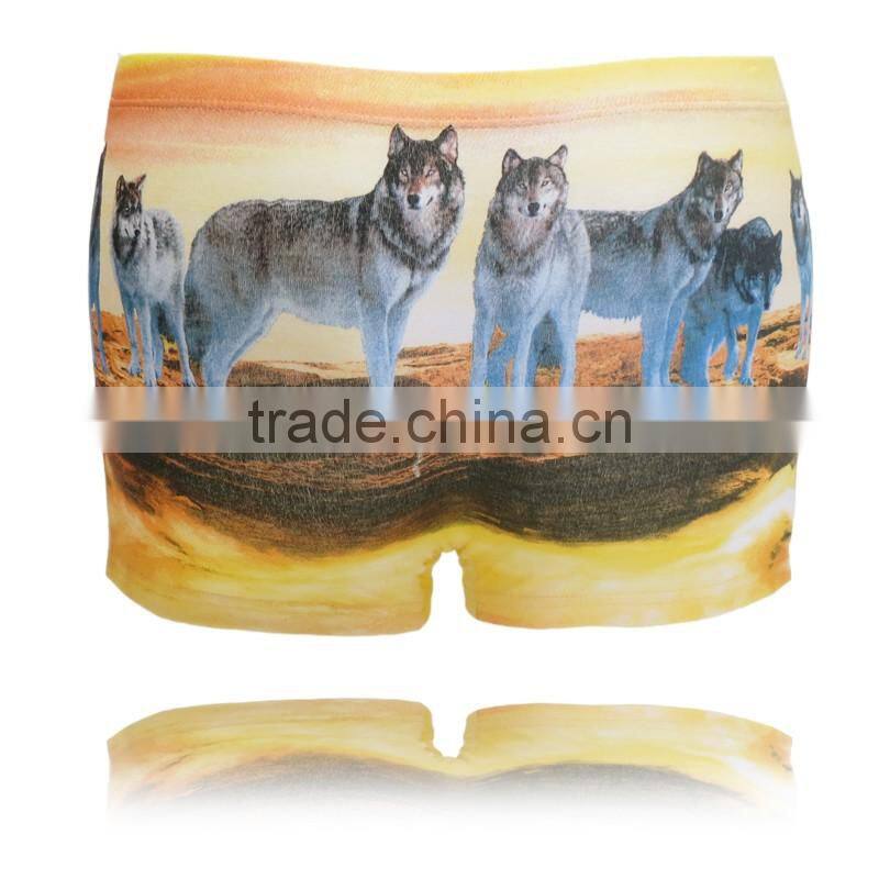 2016 New Fashion Men Brand of Superior Quality Underwear Cotton Print Classic Male Boxer