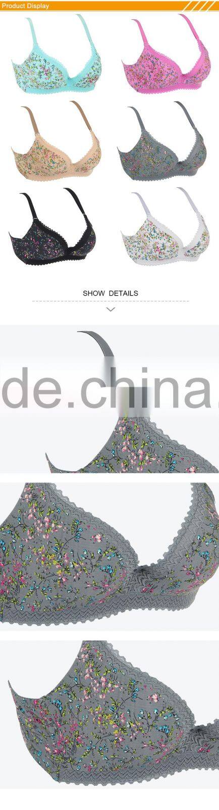 HSZ-58070 New Design Breathable Large Size Bra Underwear For Woman Bra Factory In China