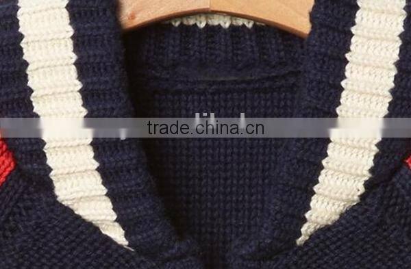 Varsity full zip sweater jacket for infant boys