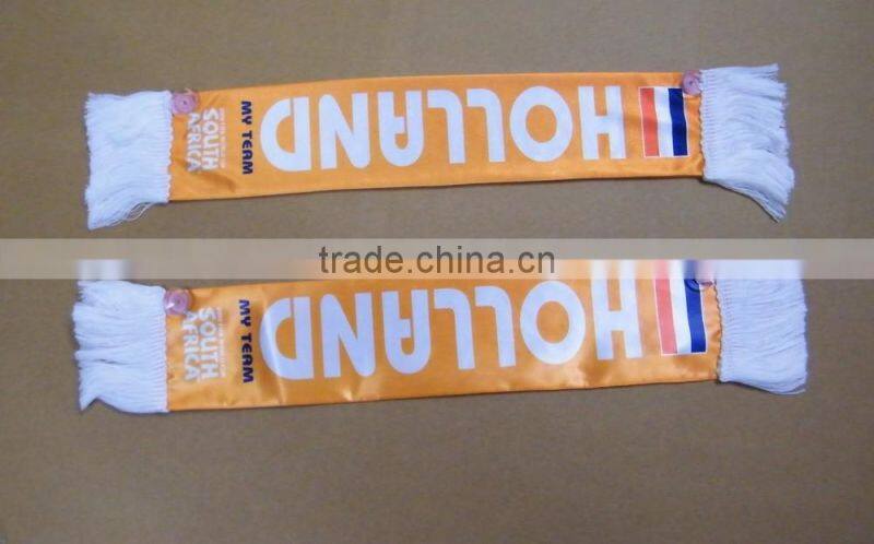 knitted polyester sports scarf