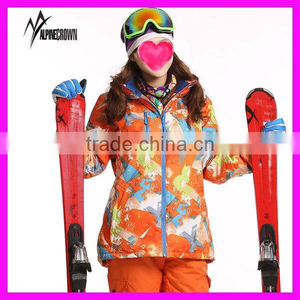 2017 Popular Newest Outdoor Winter ladies ski clothes,ski jackets ladies,ladies ski clothing